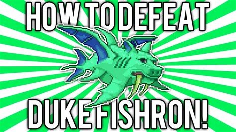 how to defeat duke fishron.